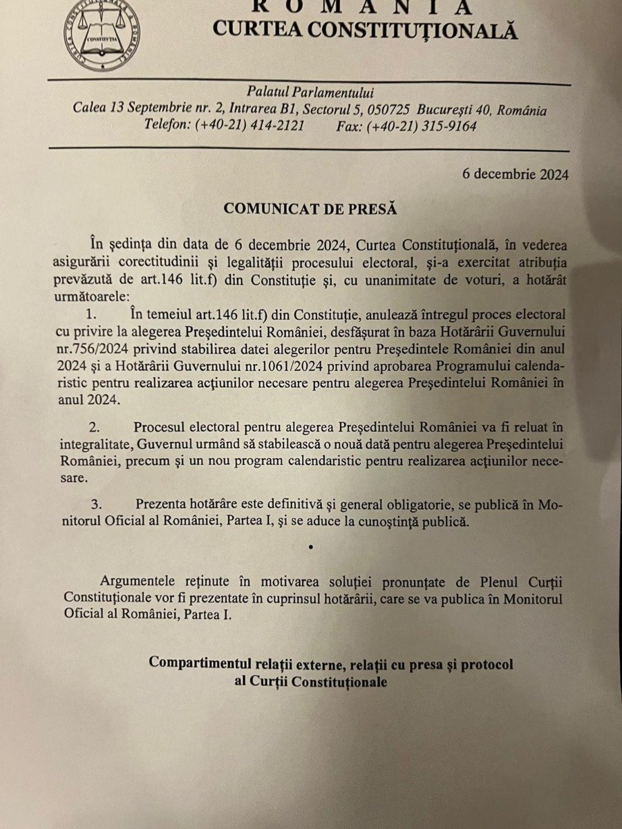 Contestație la CCR pentru anularea turului 1 al alegerilor prezidențiale 2025, câștigat de George Simion Contestație la CCR pentru anularea turului 1 al alegerilor prezidențiale 2025, câștigat de George Simion